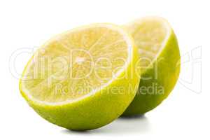 Fresh green limes