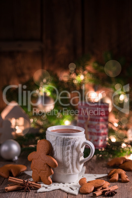 Christmas chocolate drink