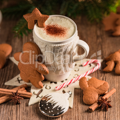 Christmas chocolate drink