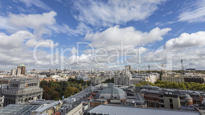 clouds in madrid