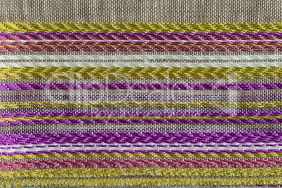 Multi color fabric texture samples