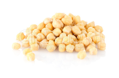 Pile of chickpeas