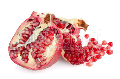 Ripe pomegranate fruit