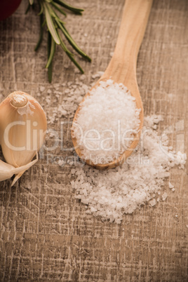Salt and onion