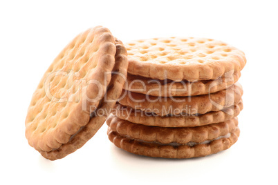 Sandwich biscuits with vanilla filling