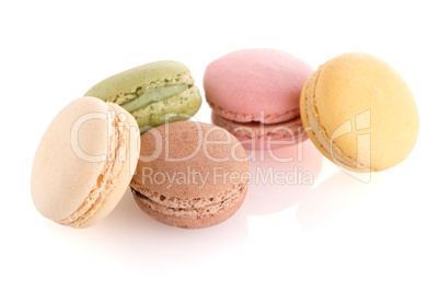 Colorful French Macarons