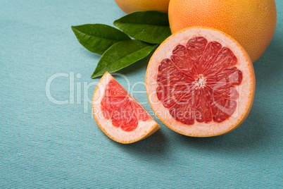 Ripe grapefruit