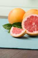 Ripe grapefruit