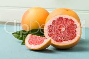 Ripe grapefruit