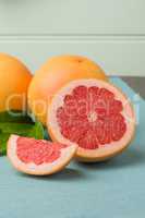 Ripe grapefruit