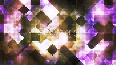 Broadcast Hi-Tech Diamond Shifting Patterns, Multi Color, Abstract, Loopable, HD