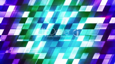 Twinkling Hi-Tech Slant Squared Light Patterns, Multi Color, Abstract, Loopable, HD