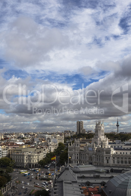 clouds in madrid