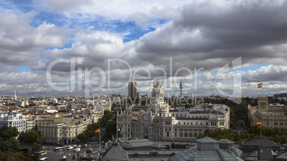 clouds in madrid