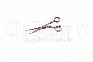 one hairdressing scissors