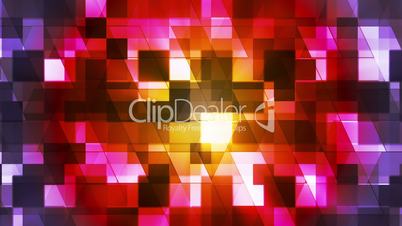 Twinkling Hi-Tech Squared Diamond Light Patterns, Multi Color, Events, Loopable, HD
