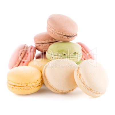 Colorful French Macarons