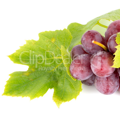 Bunch of red grapes