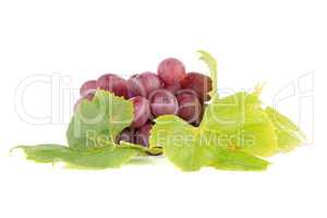 Bunch of red grapes