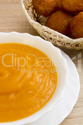 Pumpkin cream soup