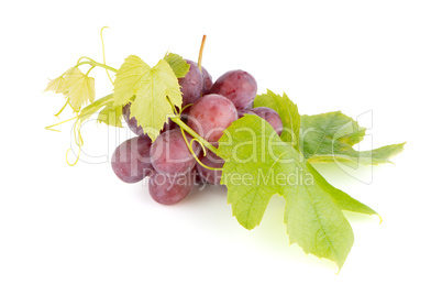 Bunch of red grapes