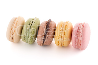 Colorful French Macarons