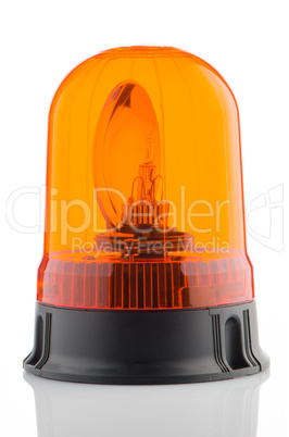 Orange rotating beacon