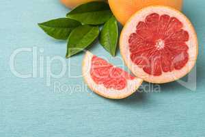 Ripe grapefruit