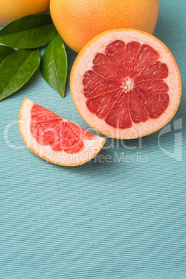 Ripe grapefruit