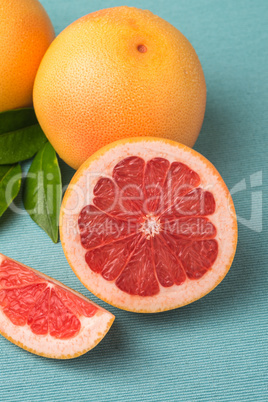 Ripe grapefruit