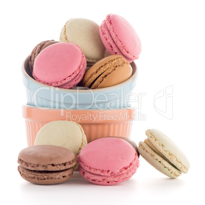 Colorful French Macarons