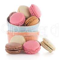 Colorful French Macarons