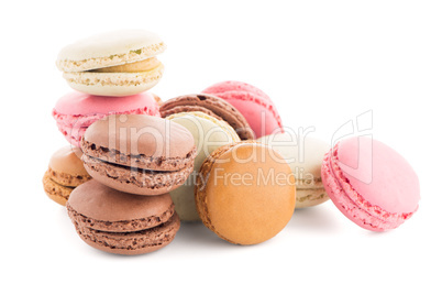 Colorful French Macarons