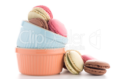 Colorful French Macarons