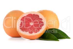 Ripe red grapefruit