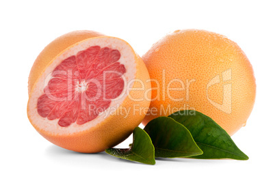 Ripe red grapefruit