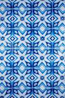 Traditional Portuguese glazed tiles