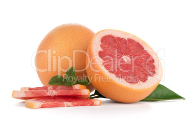 Ripe red grapefruit