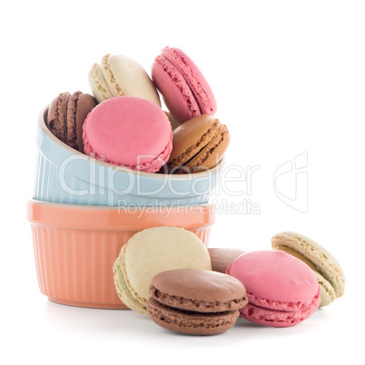 Colorful French Macarons