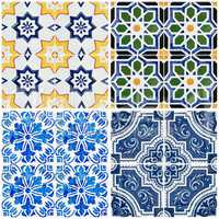 Vintage ceramic tiles