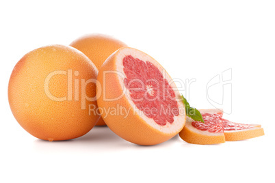 Ripe red grapefruit