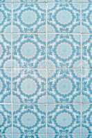 Traditional Portuguese glazed tiles