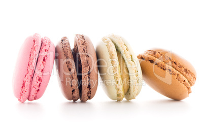 Colorful French Macarons