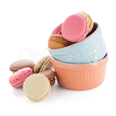 Colorful French Macarons