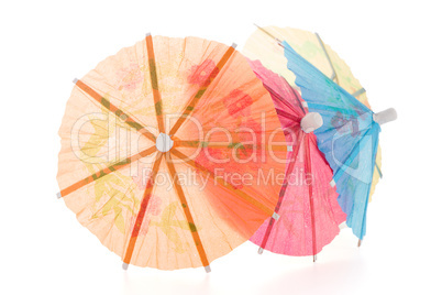 Paper umbrellas for cocktails