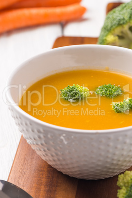 Vegetable cream soup