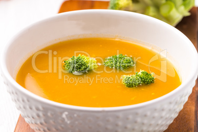 Vegetable cream soup