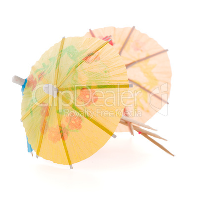 Paper umbrellas for cocktails