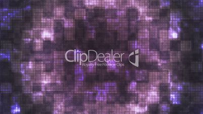 Twinkling Hi-Tech Rounded Diamond Light Patterns, Purple Violet, Abstract, Loopable, HD