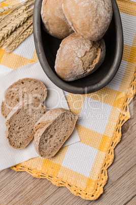 Bread rye spikelets